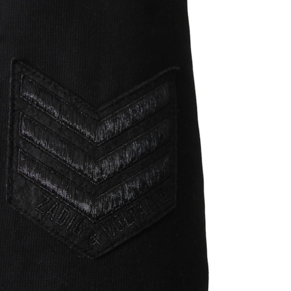 Zadig & Voltaire Kar Deluxe Cotton Twill Faux Fur Lined Jacket 42 - Picture 3 of 5